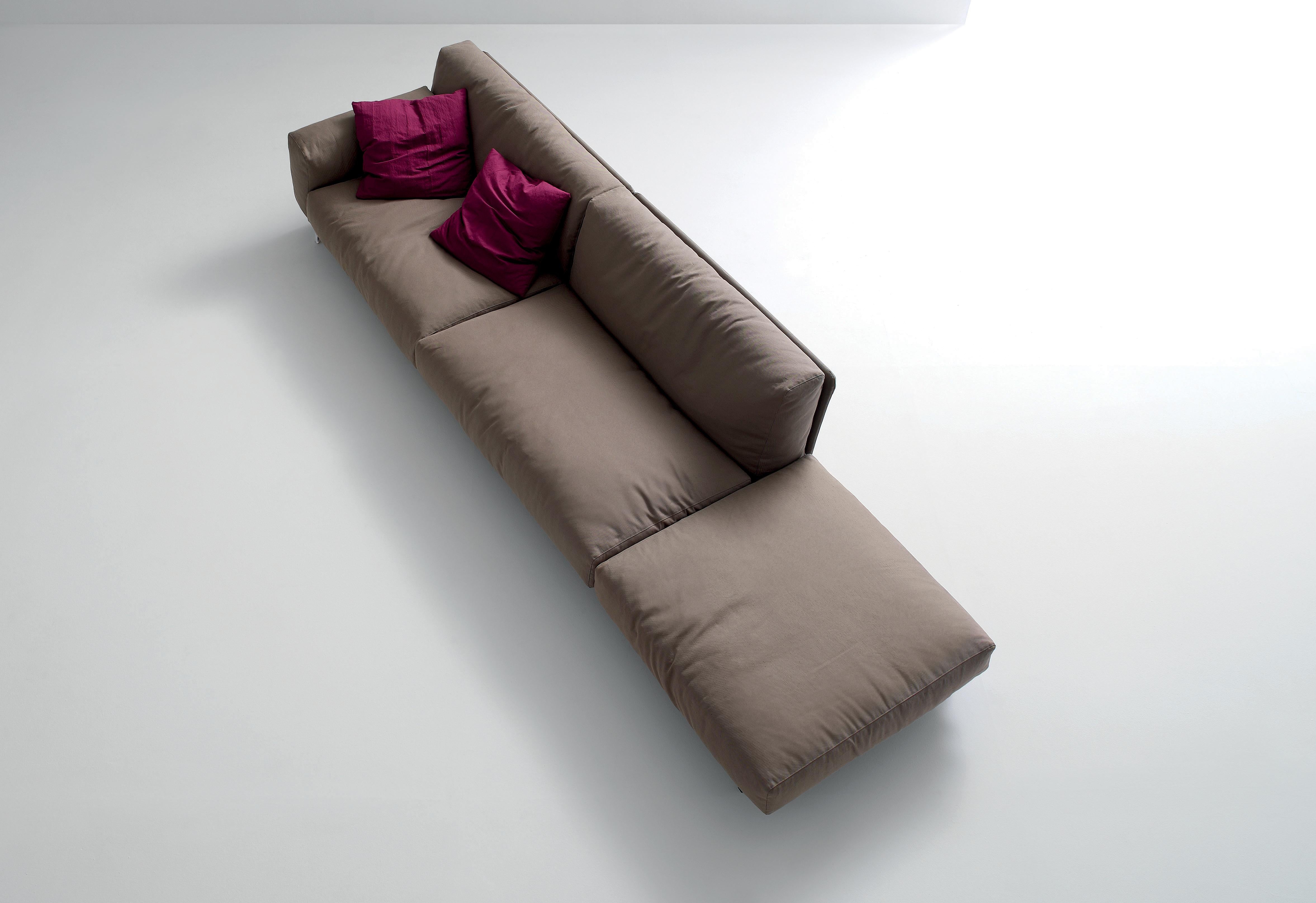 Modern Arflex Frame Cowhide Sofa by Carlo Colombo For Sale