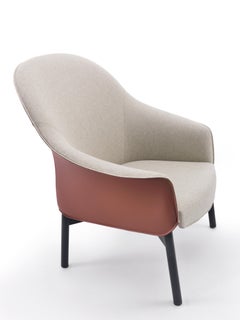 Arflex Gloria Poltrona con schienale alto in pelle di Claesson Koivisto Rune