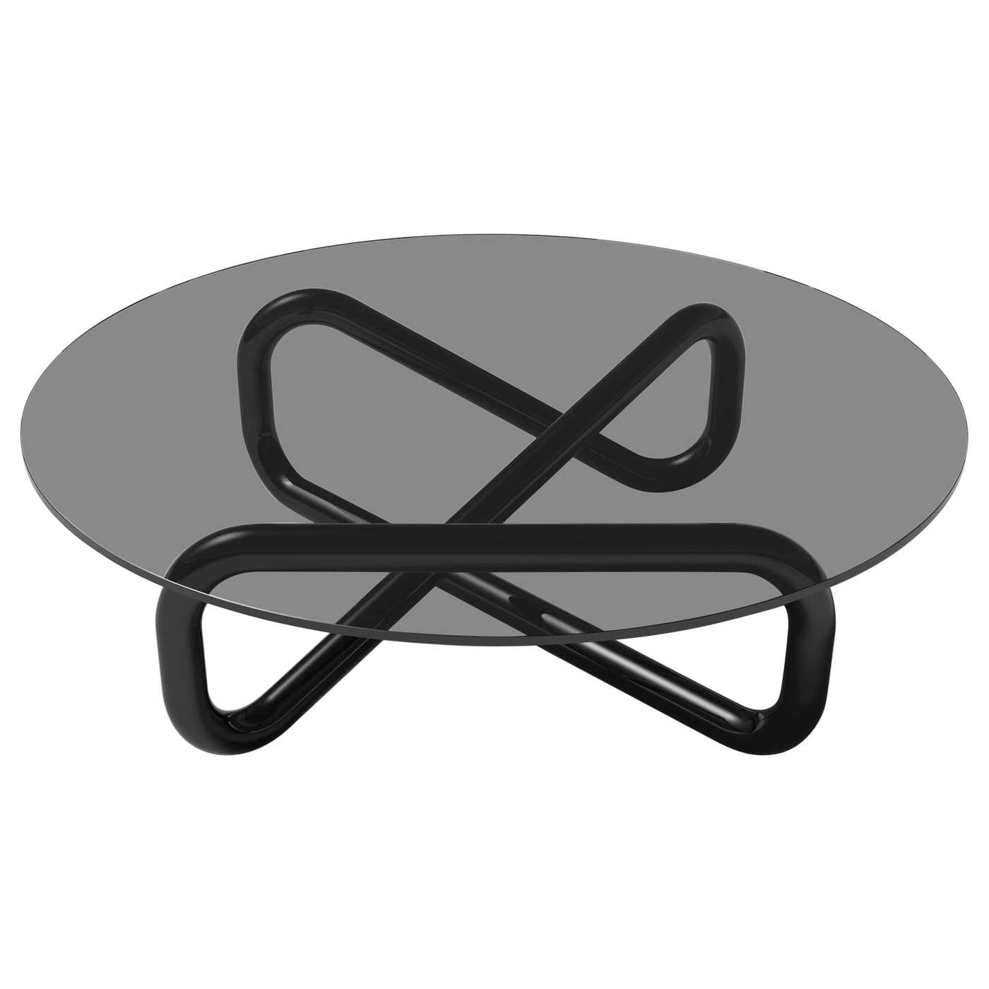 Arflex Infinity 130cm Small Table in Fume Glass by Claesson Koivisto ...