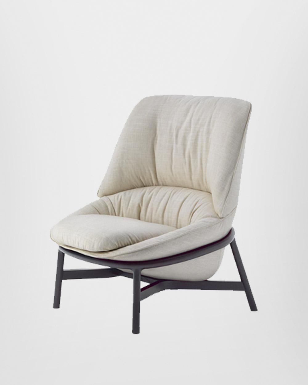 Modern Arflex Ladle Armchair in Fabric Heidi by Luca Nichetto For Sale