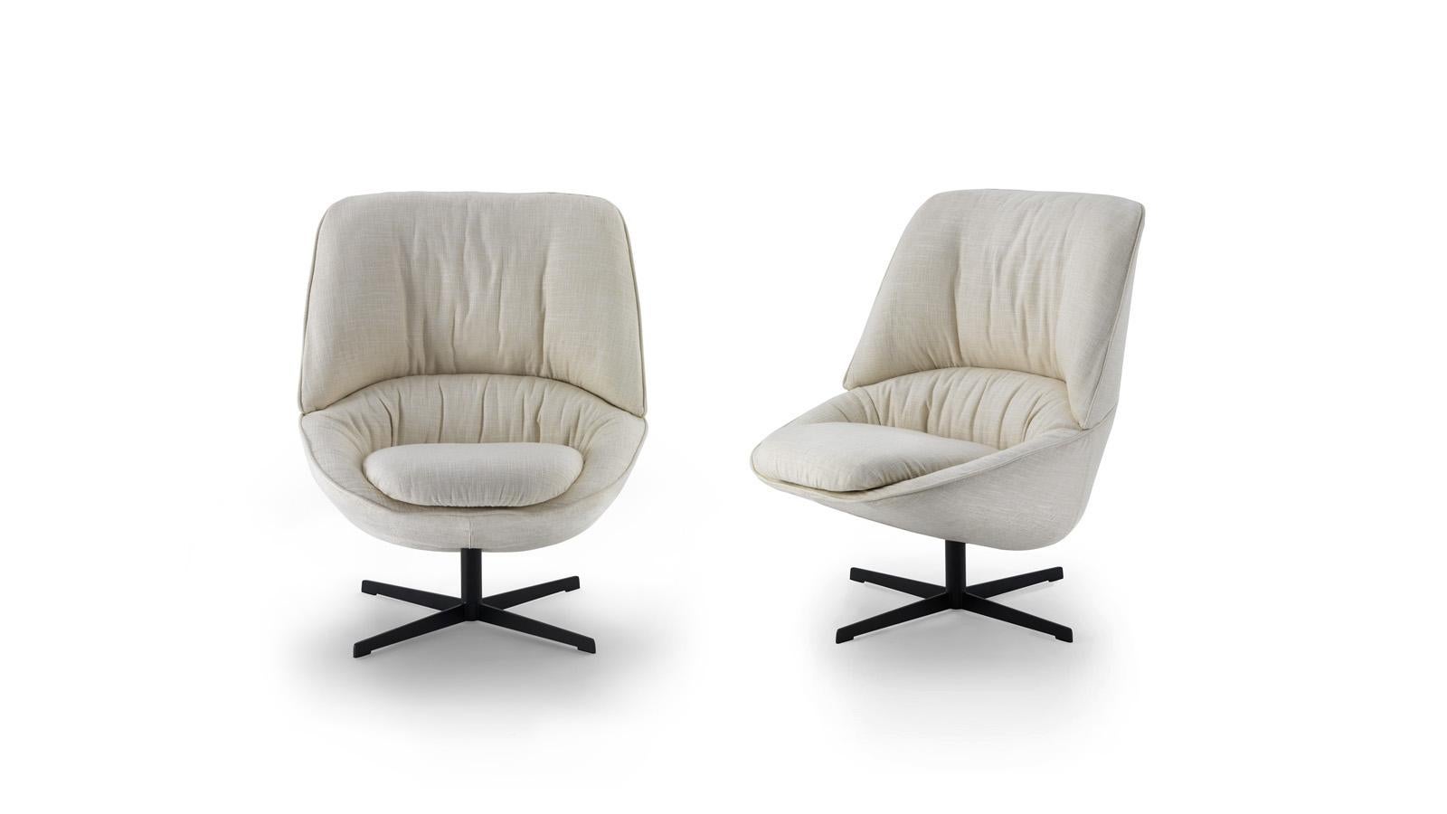 XXIe siècle et contemporain Fauteuil Arflex Ladle en tissu Heidi de Luca Nichetto en vente