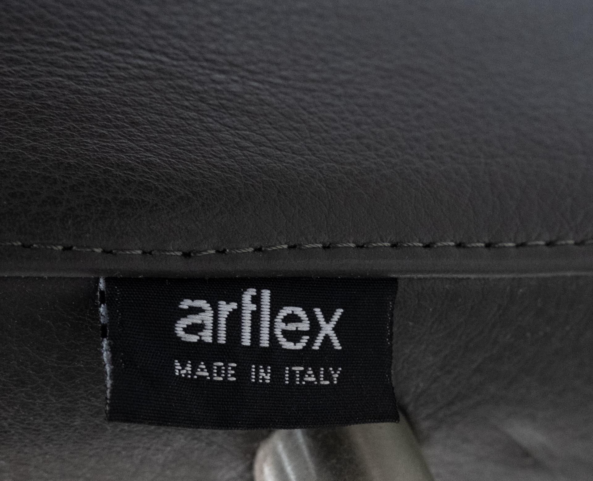 Arflex Leather Lounge Chairs Model Felix 1