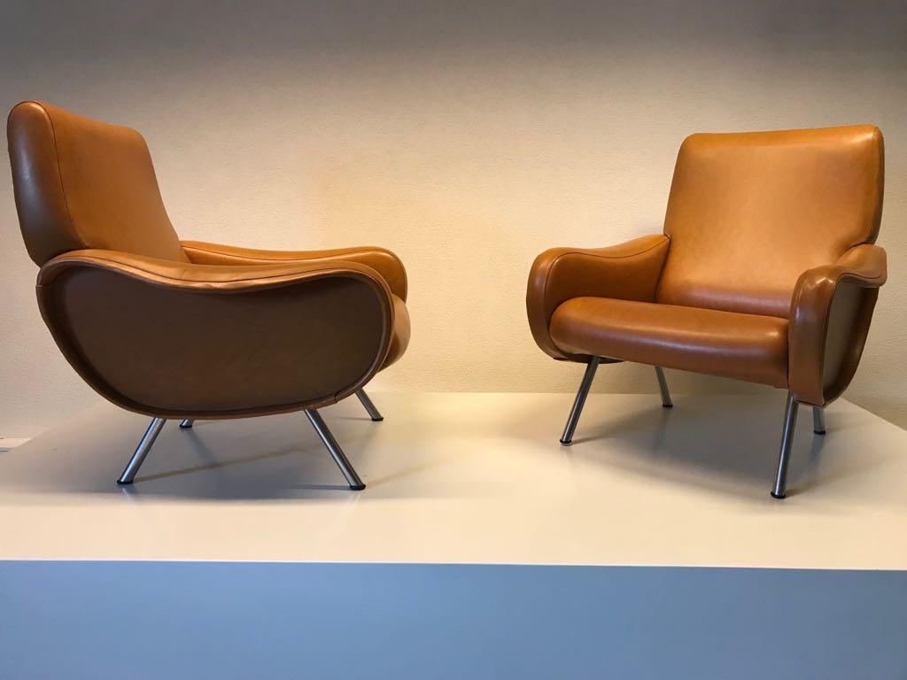 Arflex Marco Zanuso Armchairs In Good Condition In Oosterbeek, NL