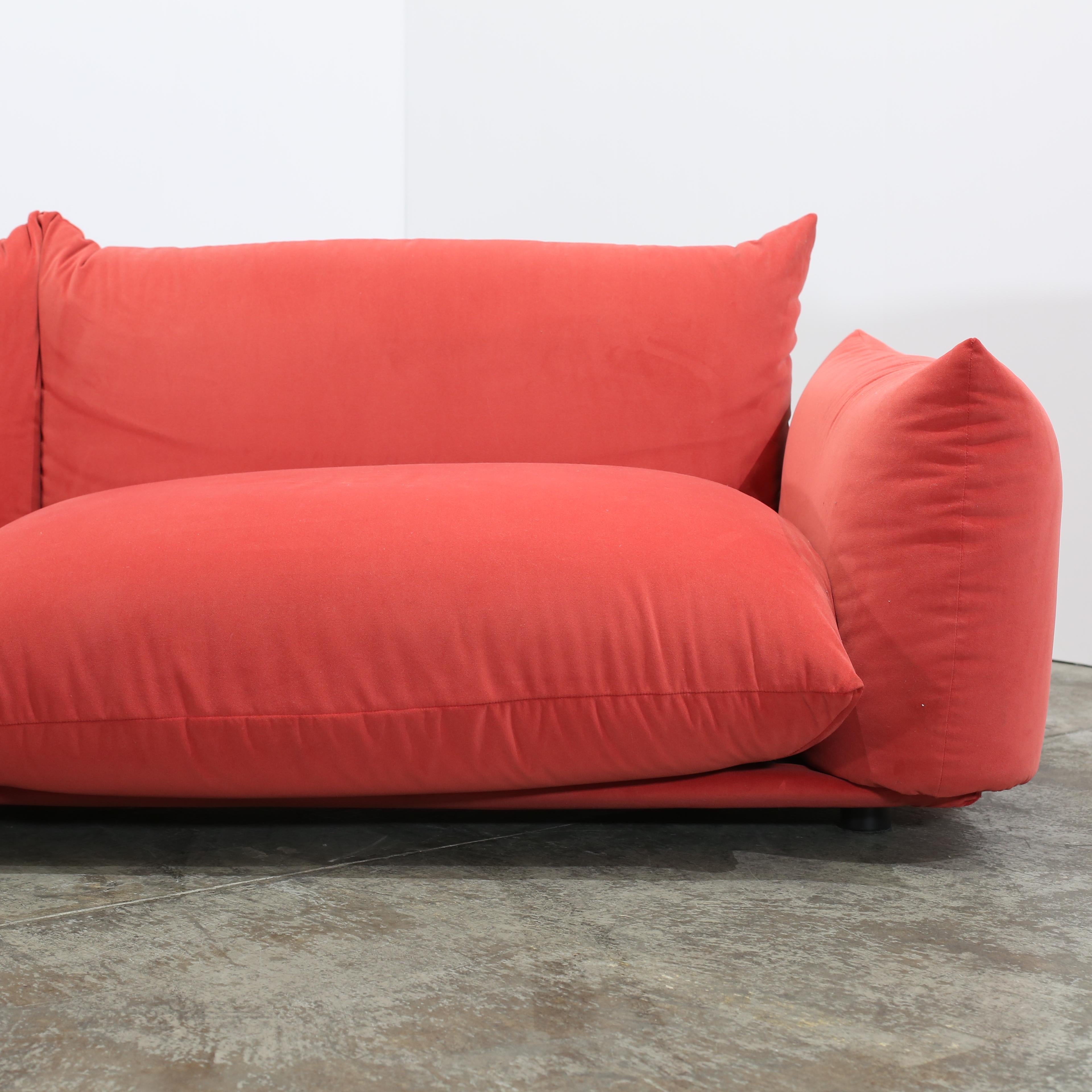 Arflex Marenco Two Seater Large Sofa by Mario Marenco In Good Condition For Sale In Basildon, London