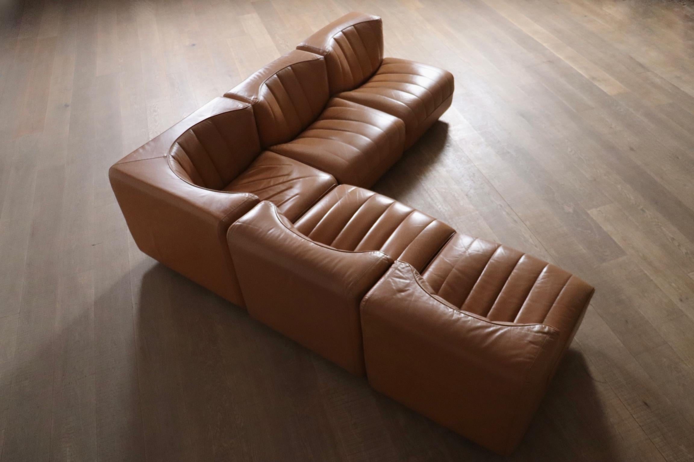 Canapé Arflex Novemila 9000 en cuir par Tito Agnoli 1969 en vente 3
