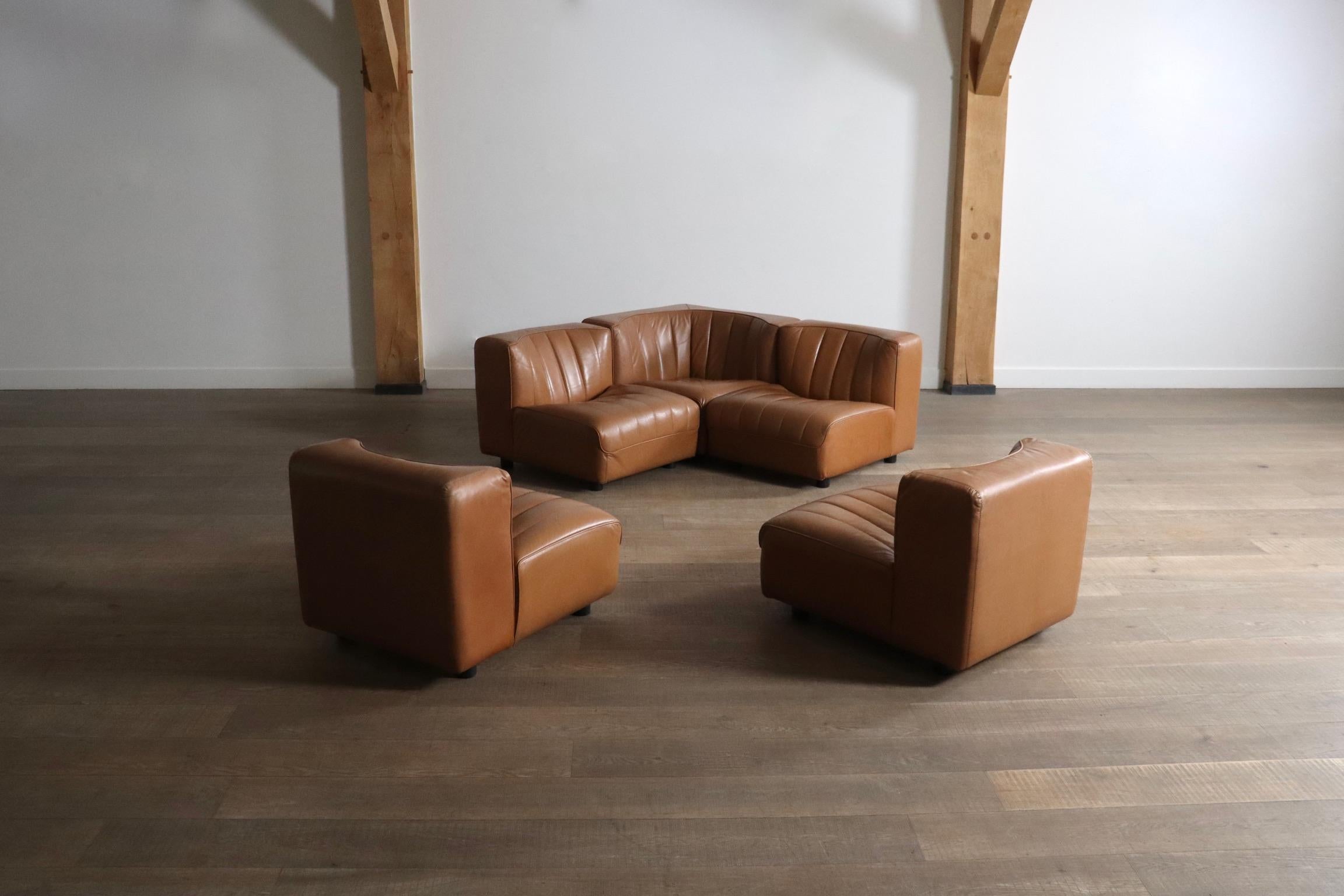 Canapé Arflex Novemila 9000 en cuir par Tito Agnoli 1969 en vente 4
