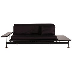 Arflex Pepper Fabric Sofa Bed Black Three-Seater Sofa Couch