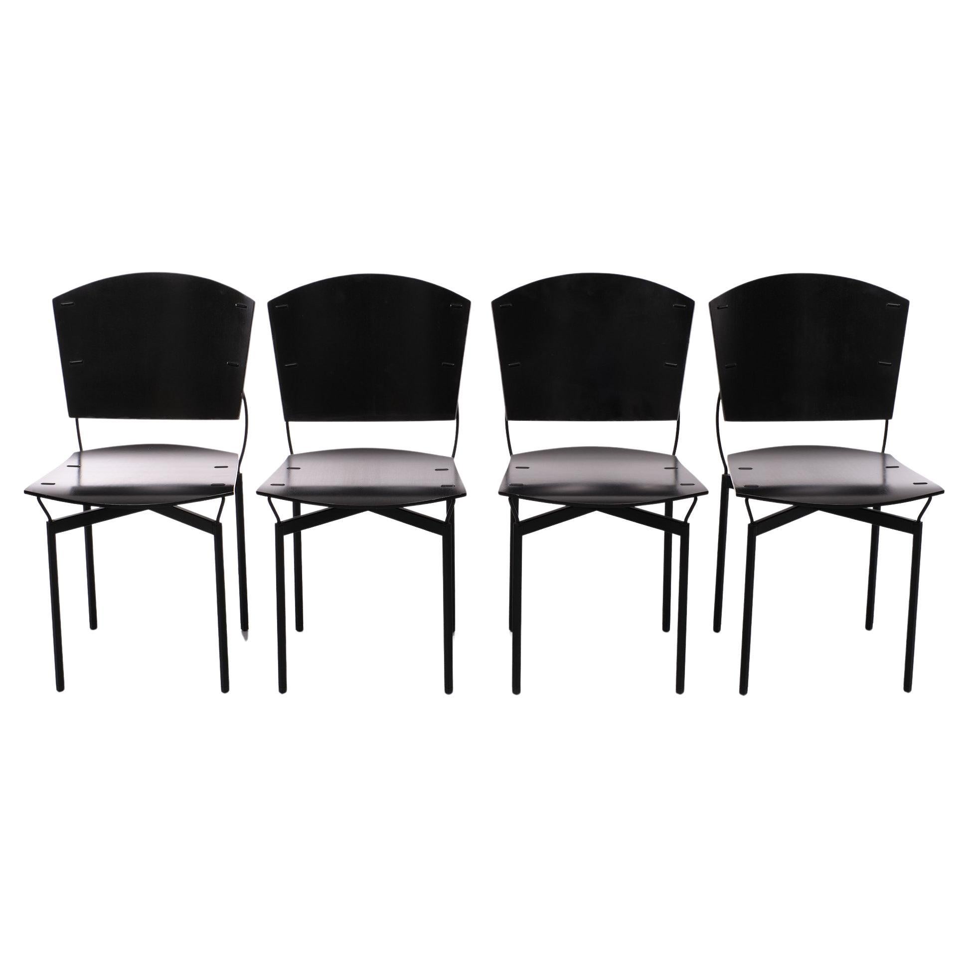 Arflex Post Modern Dining Chairs Italy 3