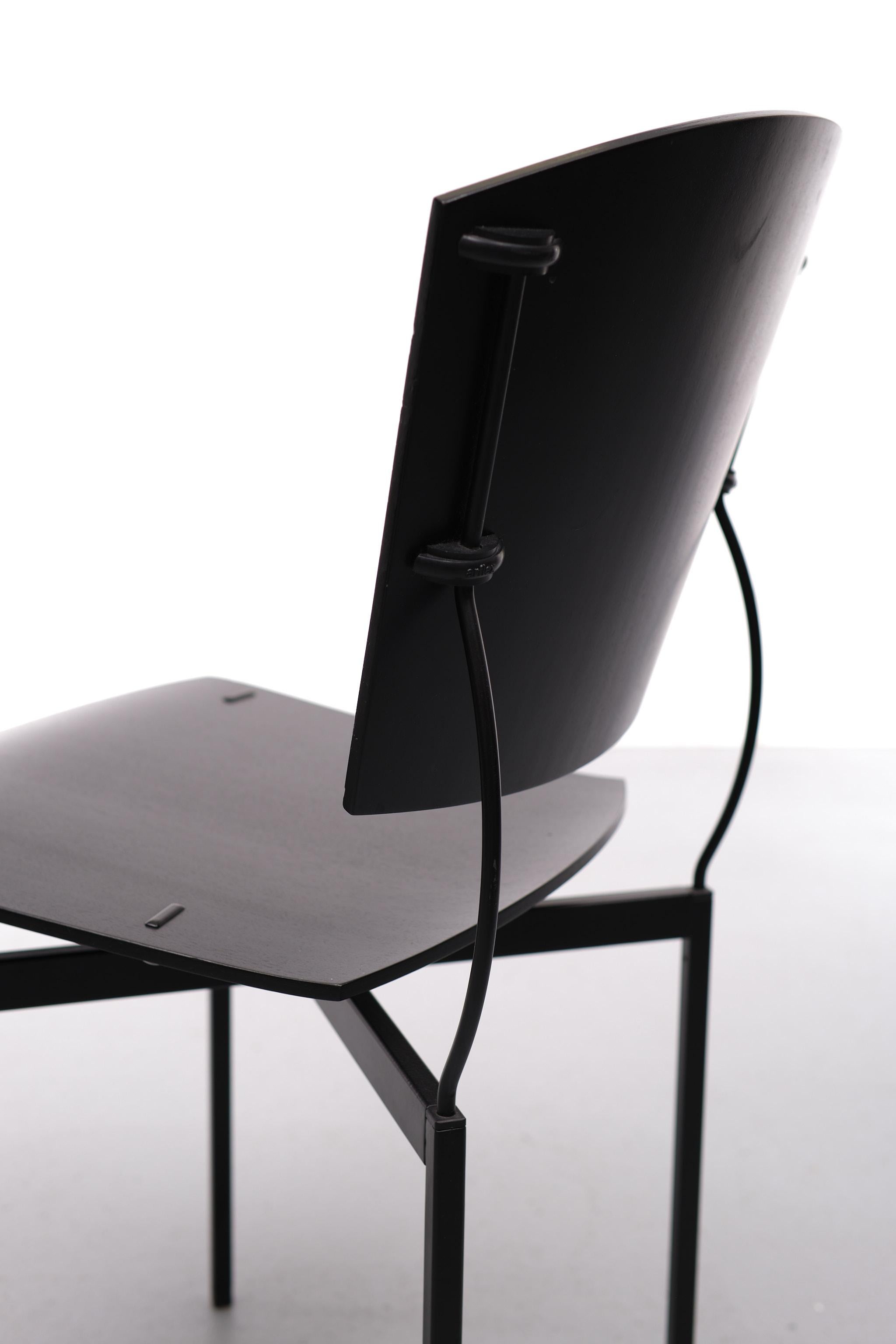 Arflex Post Modern Dining Chairs Italy 6