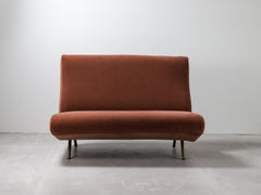 Arflex Sofa by Marco Zanuso 1957 in Bespoke Mohair Velvet