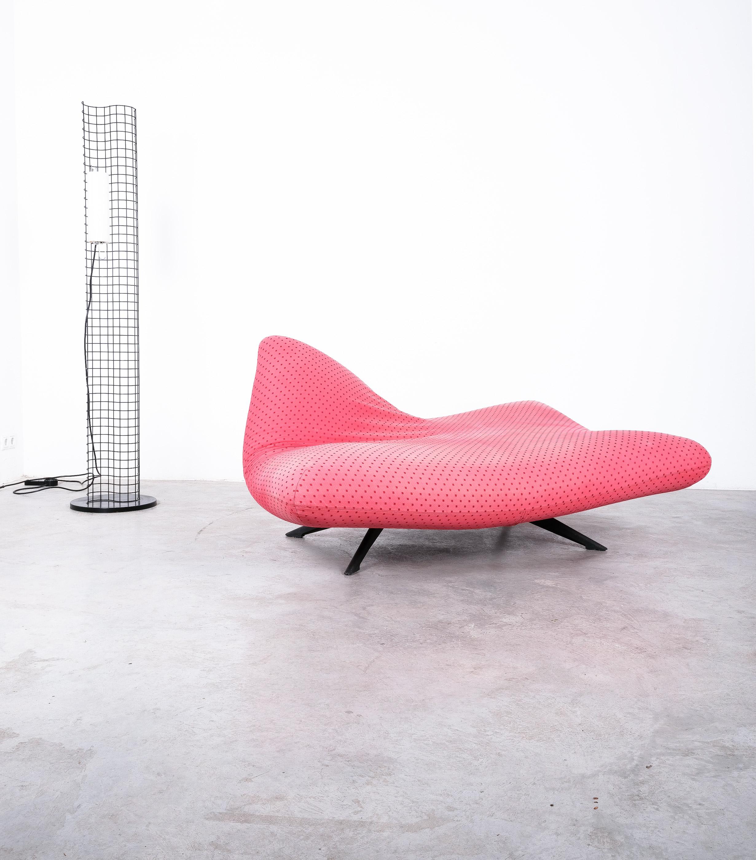 Post-Modern Arflex Sofa Ribalta by Ballardini and Fulvio Forbicini Day Bed, Italy, 1980 For Sale