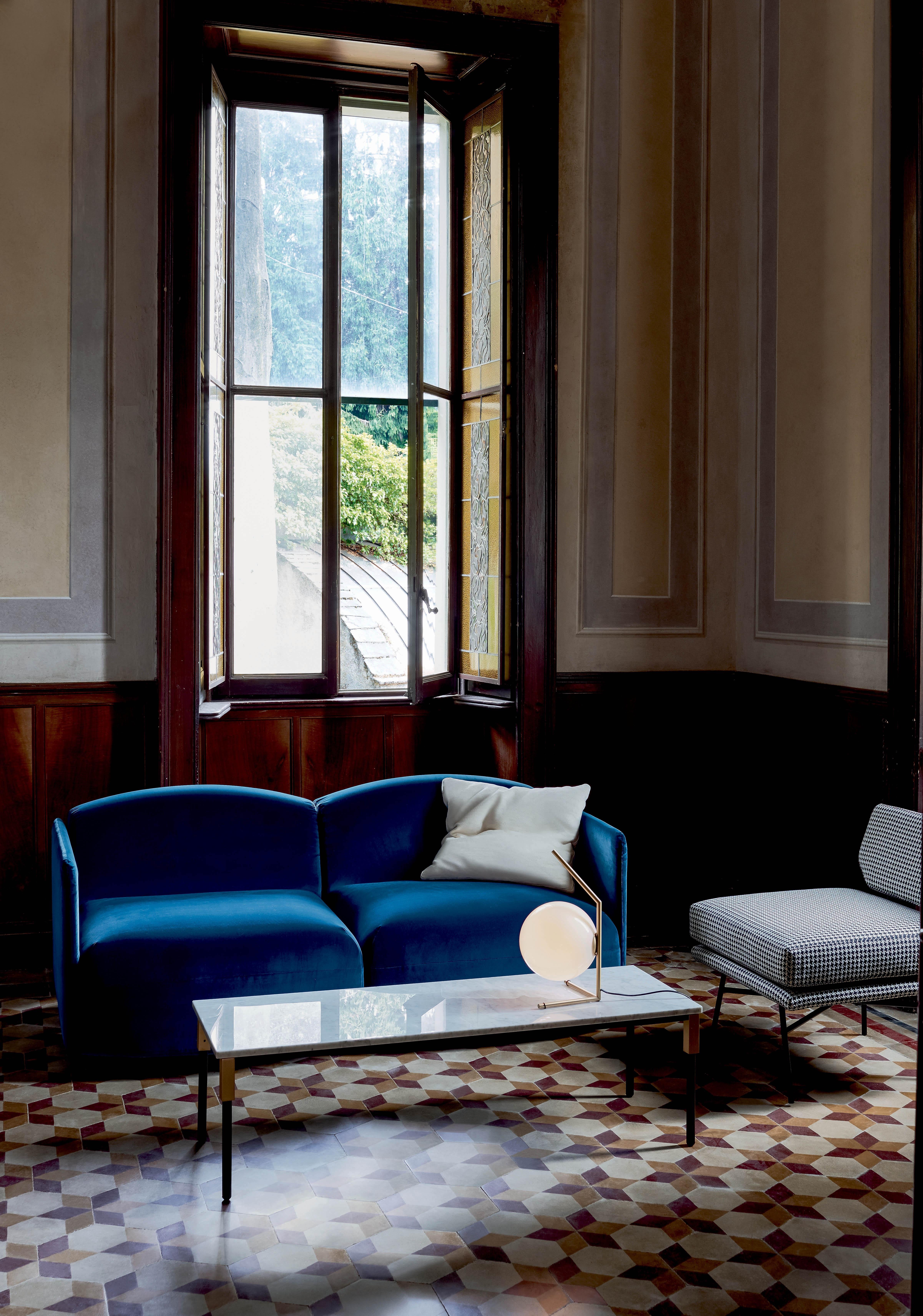 Italian Arflex Soft Beat Sofa SB03 in Blue Lama Fabric by Claesson Koivisto Rune For Sale