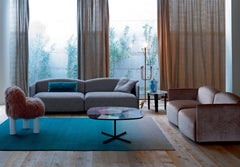 Arflex Soft Beat Sofa SB03 aus rotem Lama-Stoff von Claesson Koivisto Rune