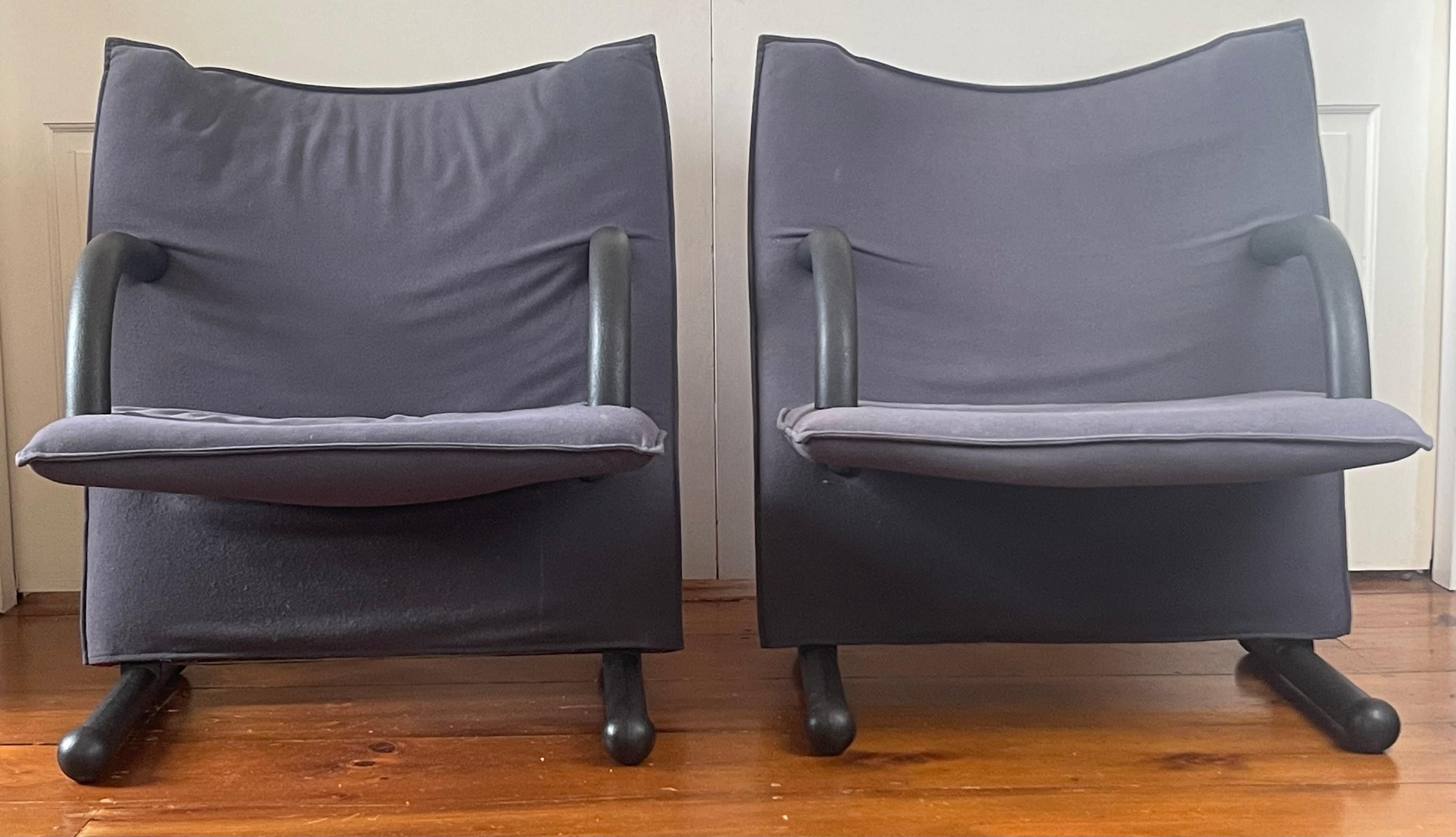 Italian Arflex T-line Chairs For Sale