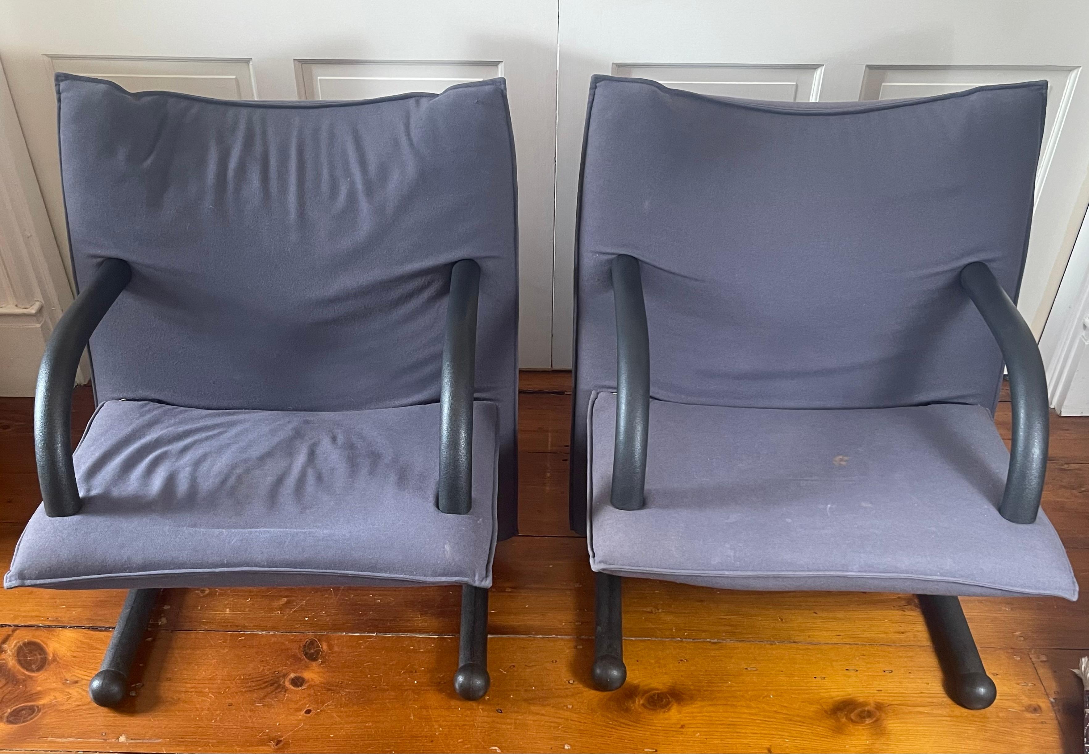 Arflex T-line Chairs In Fair Condition For Sale In Belle Mead, NJ