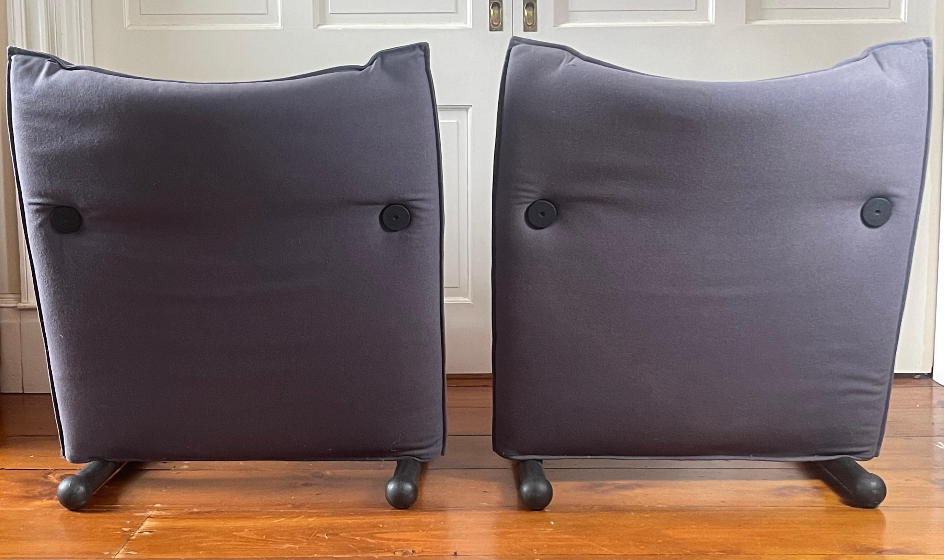 Late 20th Century Arflex T-line Chairs For Sale
