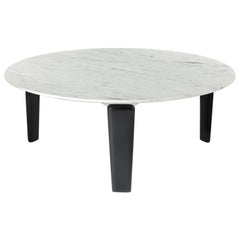 Arflex Tablet 80cm Small Low Table in White Marble by Claesson Koivisto Rune