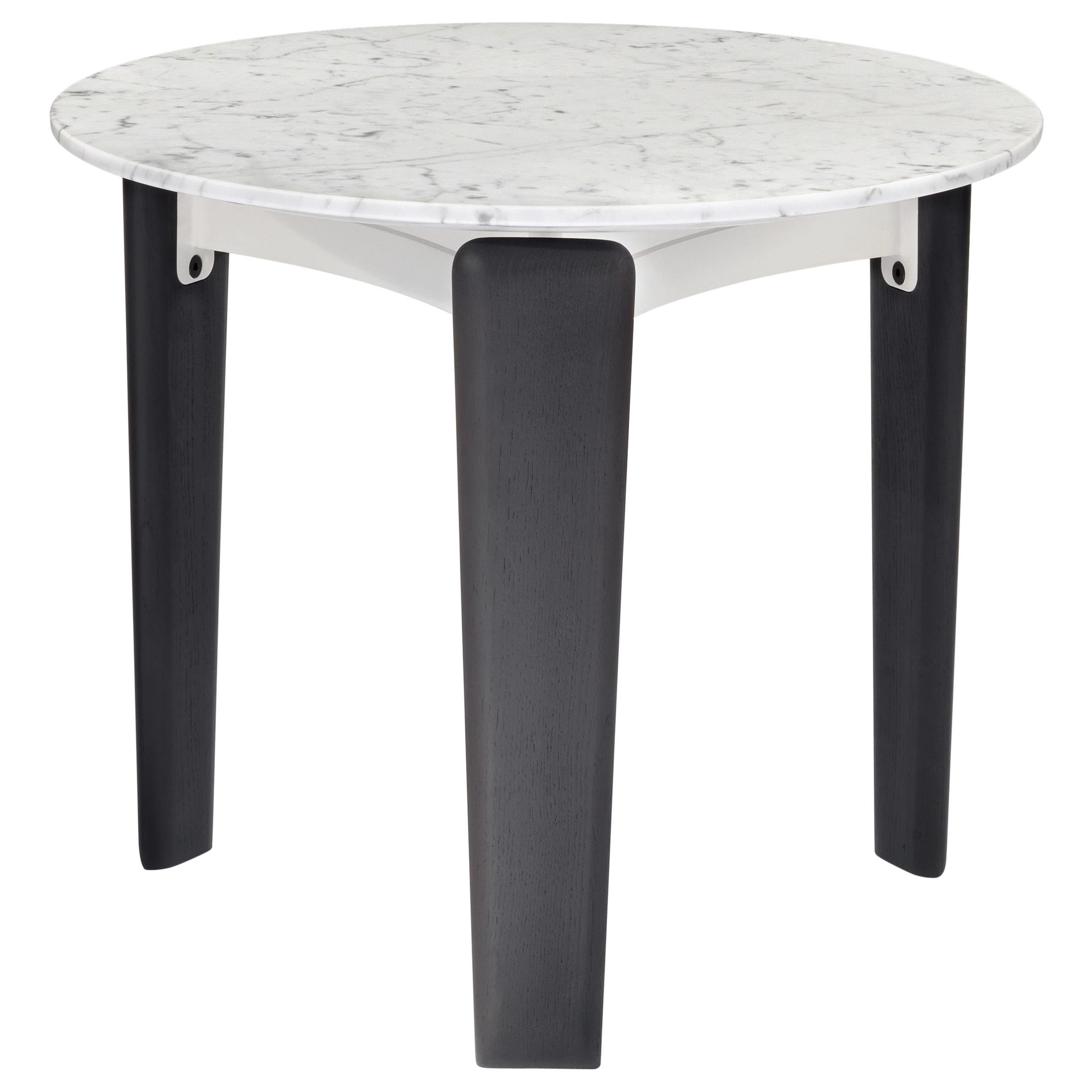 Table haute de table Arflex avec plateau en marbre de Carrare blanc par Claesson Koivisto Rune 