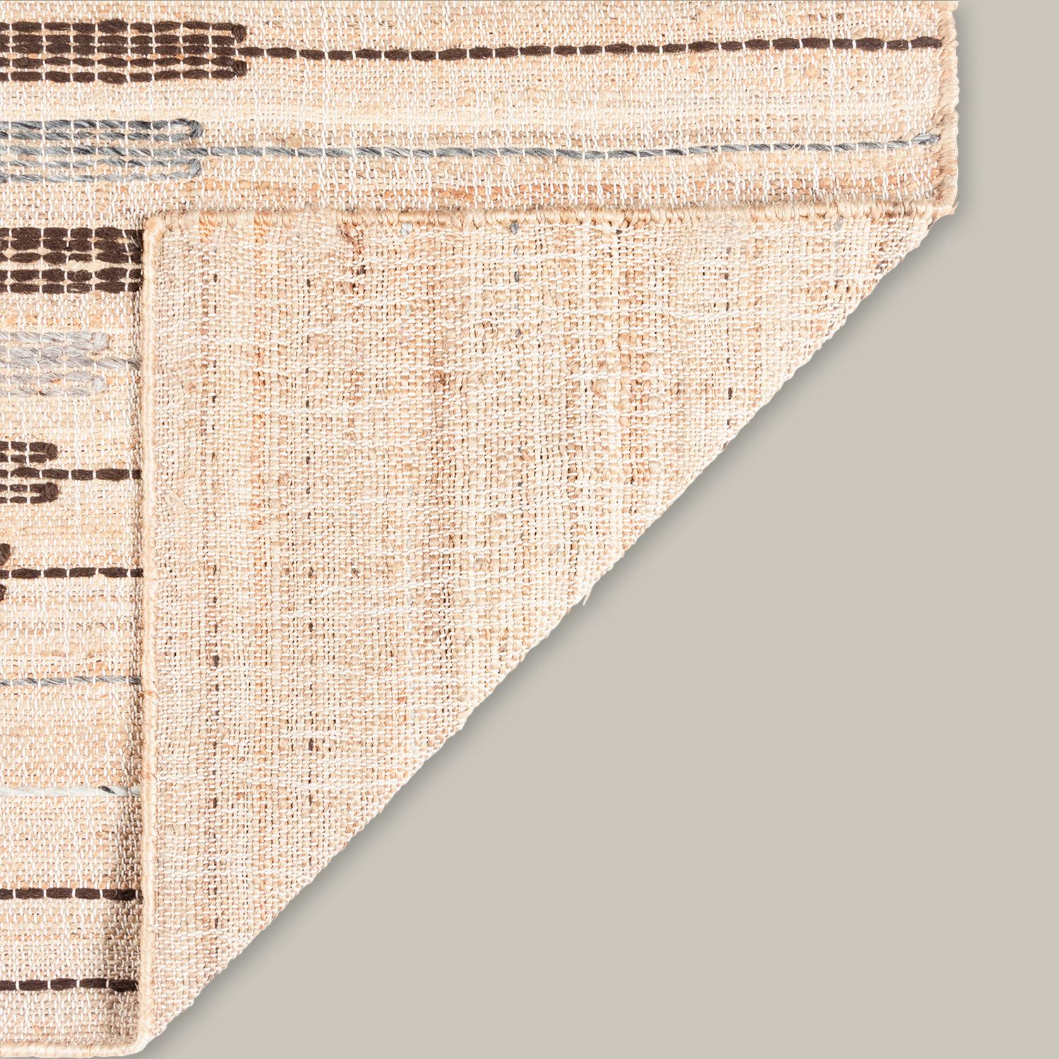 Hand-Woven “Argan Dimbokro” African Mud cloth-Inspired Rug by Christiane Lemieux For Sale