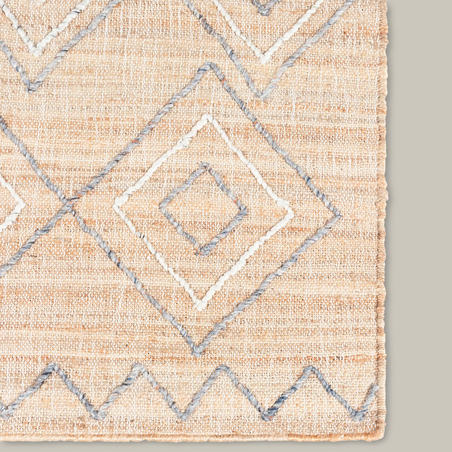 Hand-Woven “Argan Oshipi” African Mud Cloth-Inspired Rug by Christiane Lemieux For Sale