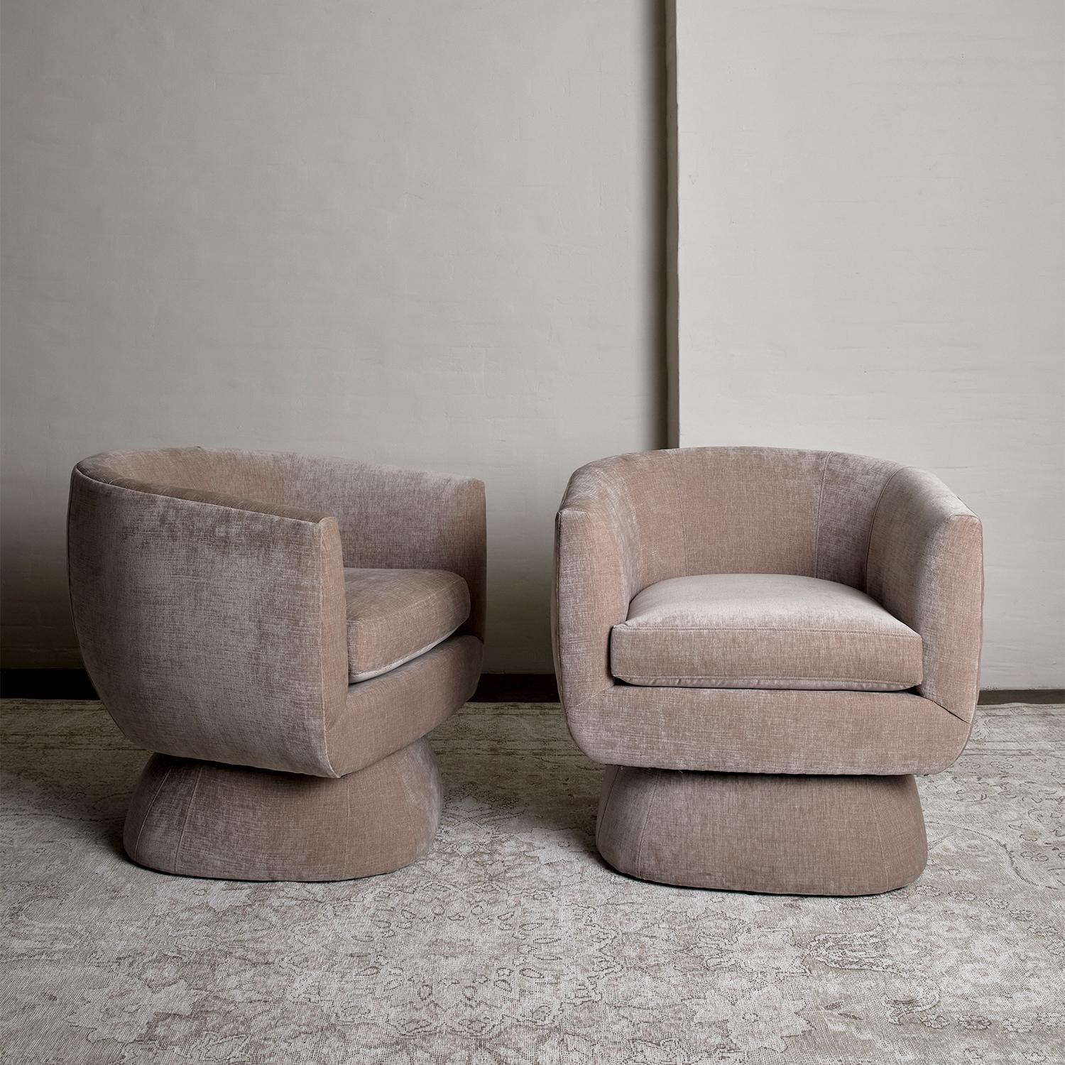Bouclé Argao Chair by Christiane Lemieux