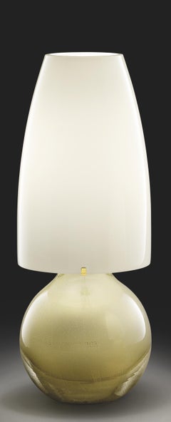 Argea Large Table Lamp in Gold by Venini