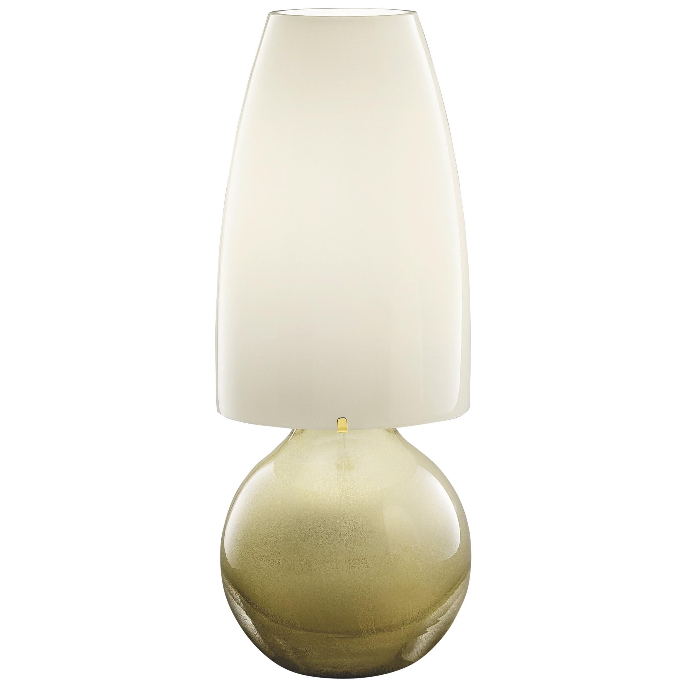 Argea Large Table Lamp in Gold by Venini
