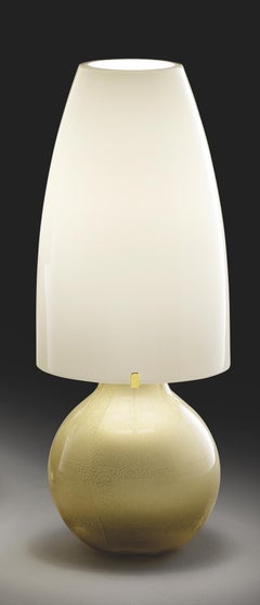 Argea Small Table Lamp in Gold by Venini