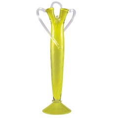 Argencourt Large Yellow and Glass Vase by Borek Sipek for Driade