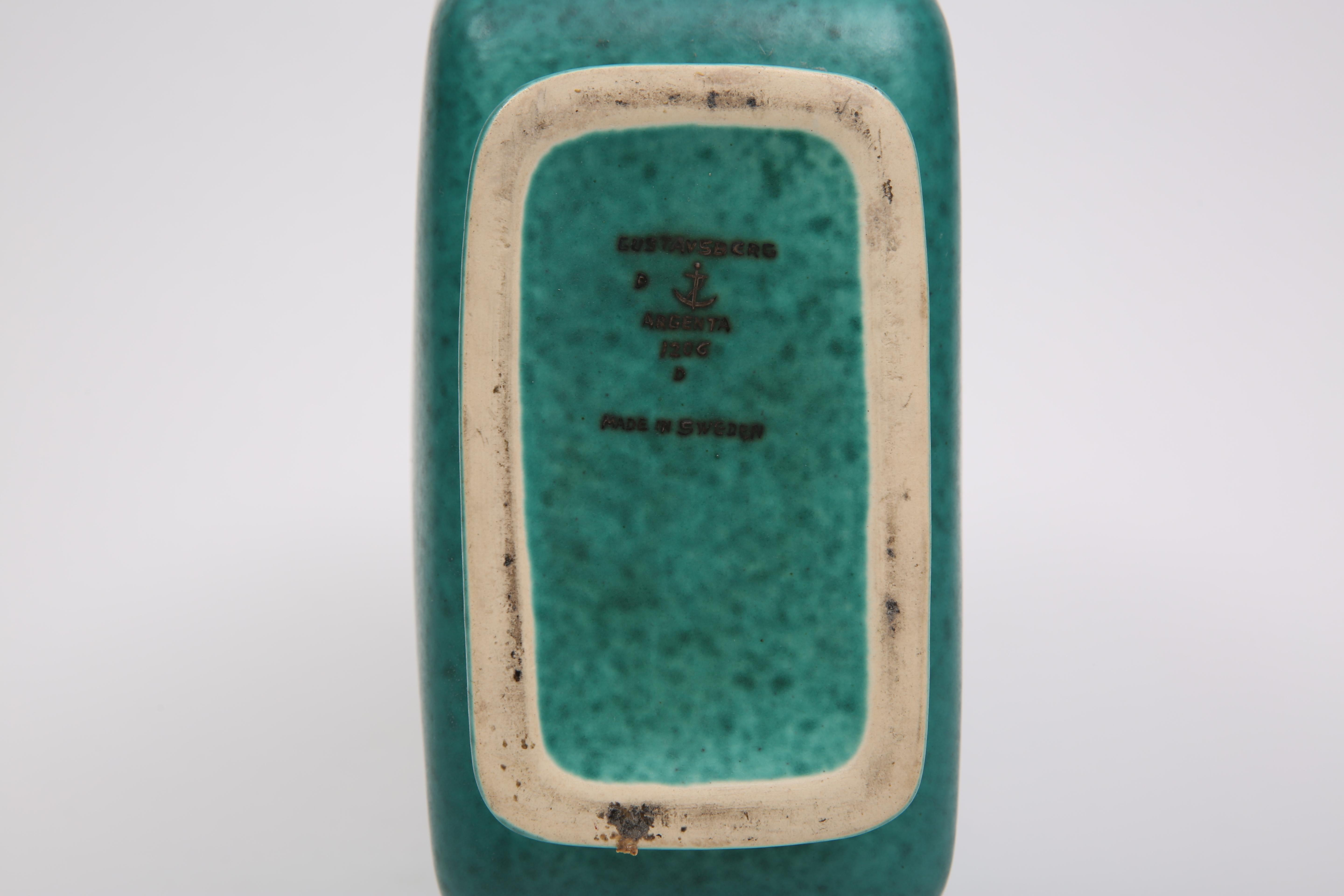 Svedese Vaso in ceramica Art Deco ARGENTA di Wilhelm Kage per Gustavsberg in vendita