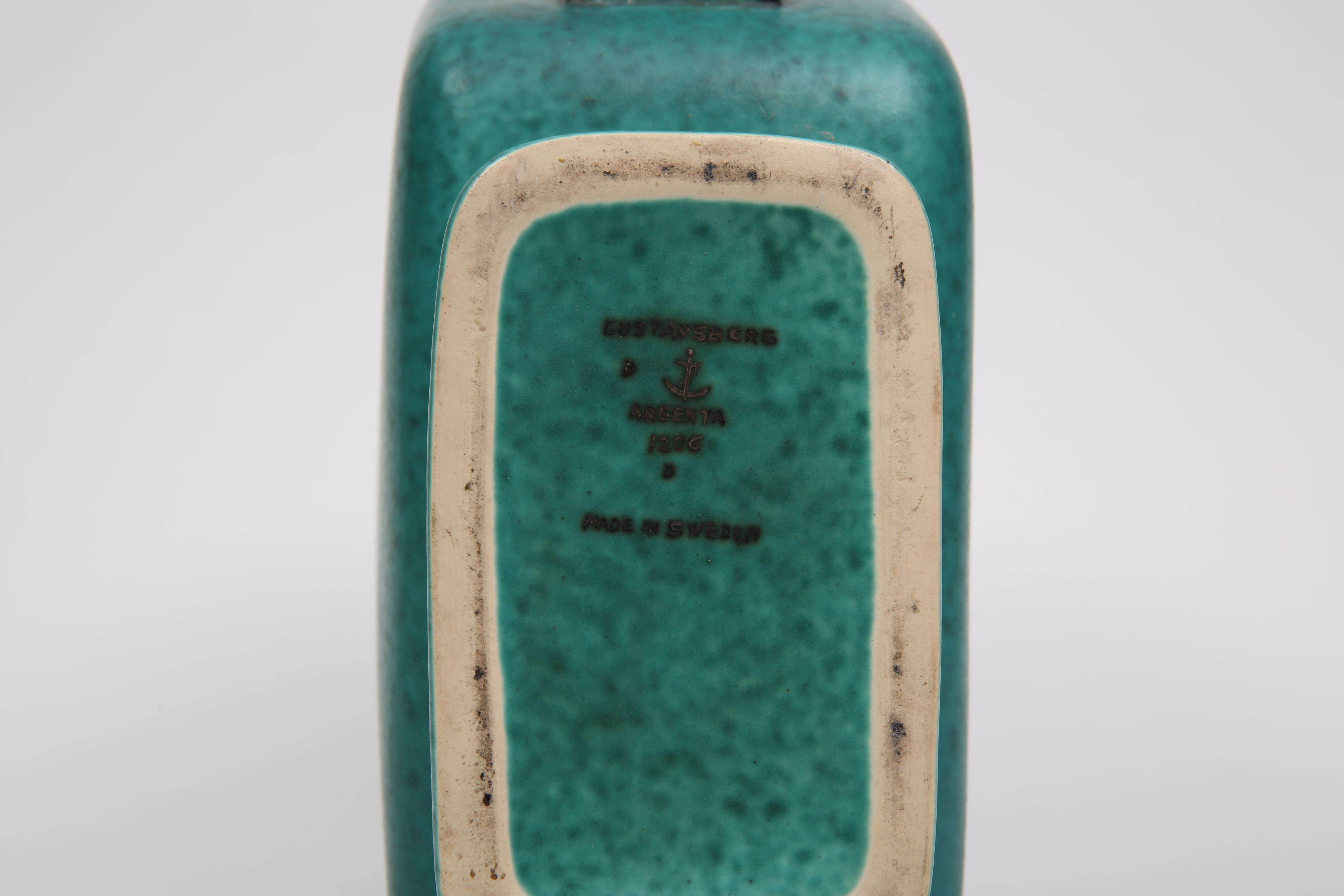 Ceramica Vaso in ceramica Art Deco ARGENTA di Wilhelm Kage per Gustavsberg in vendita