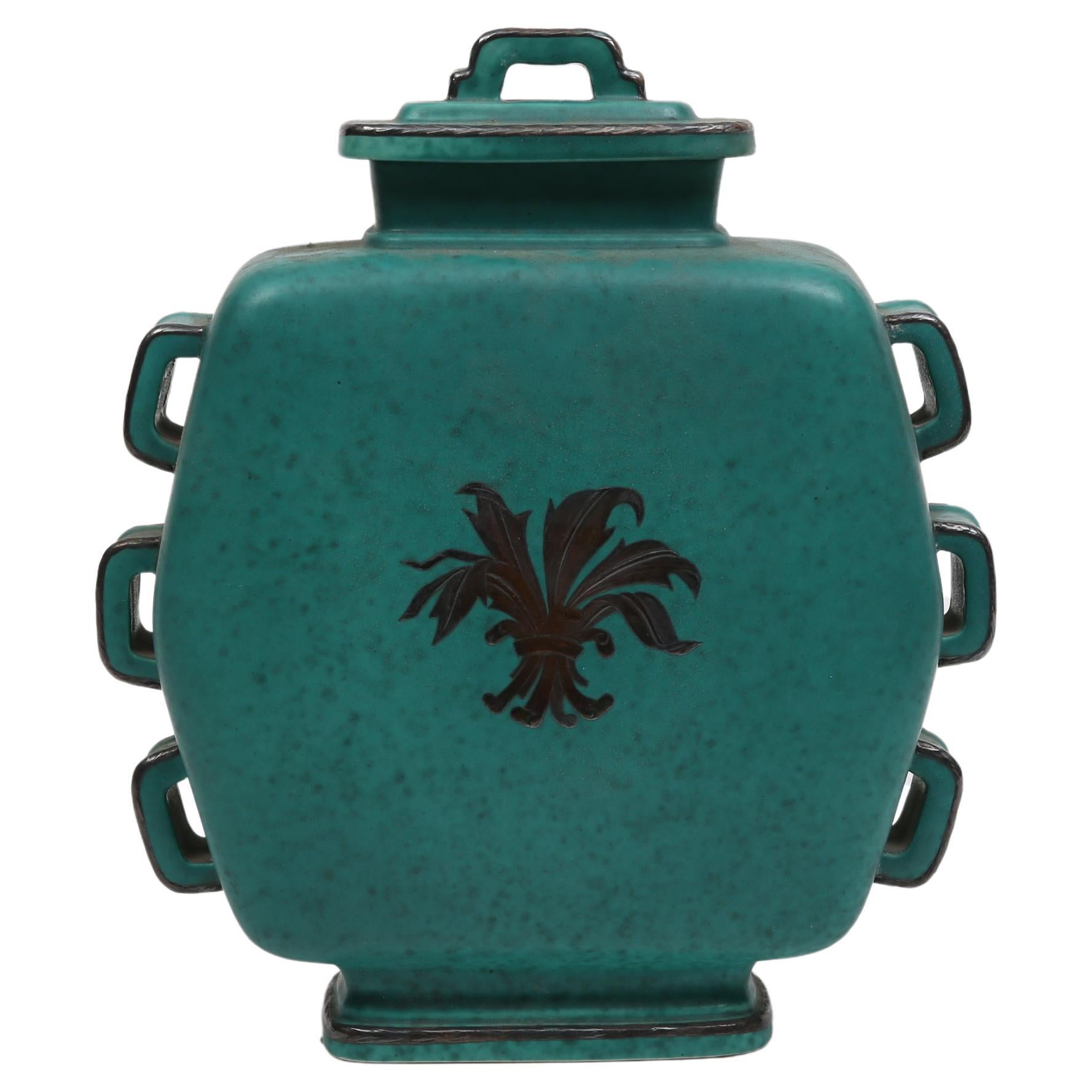 Argenta Art Deco Ceramic Vase by Wilhelm Kage for Gustavsberg