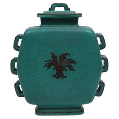 Argenta Art Deco Ceramic Vase by Wilhelm Kage for Gustavsberg