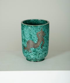 Argenta Serie Mermaid Vase by Wilhelm Kage for Gustavsberg, 1950s