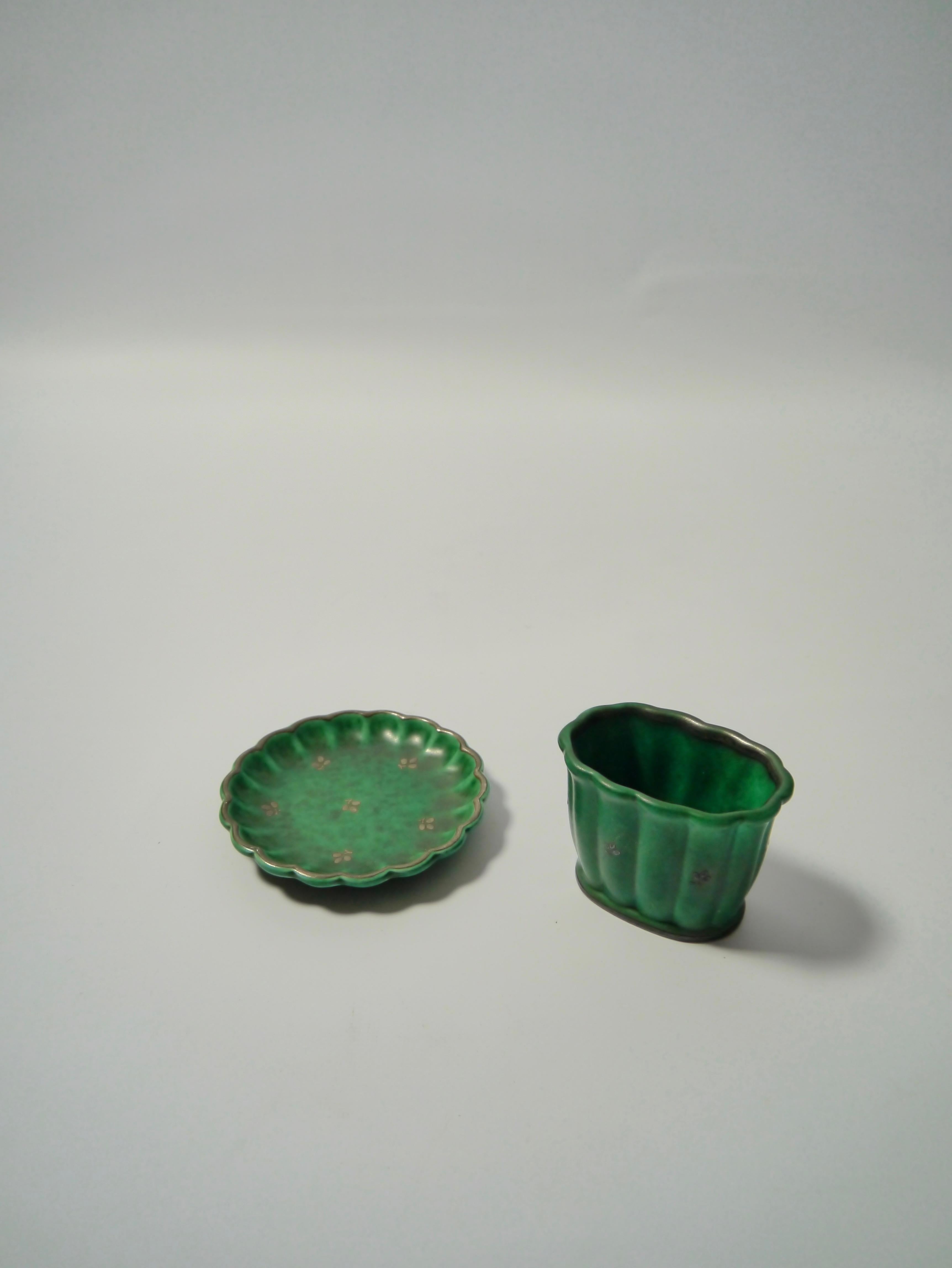 Art déco Argenta Stoneware de Wilhelm Kge pour Gustavsberg, Suède, années 1940 en vente