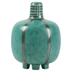 Argenta striped Vase Wilhelm Kage, 1959