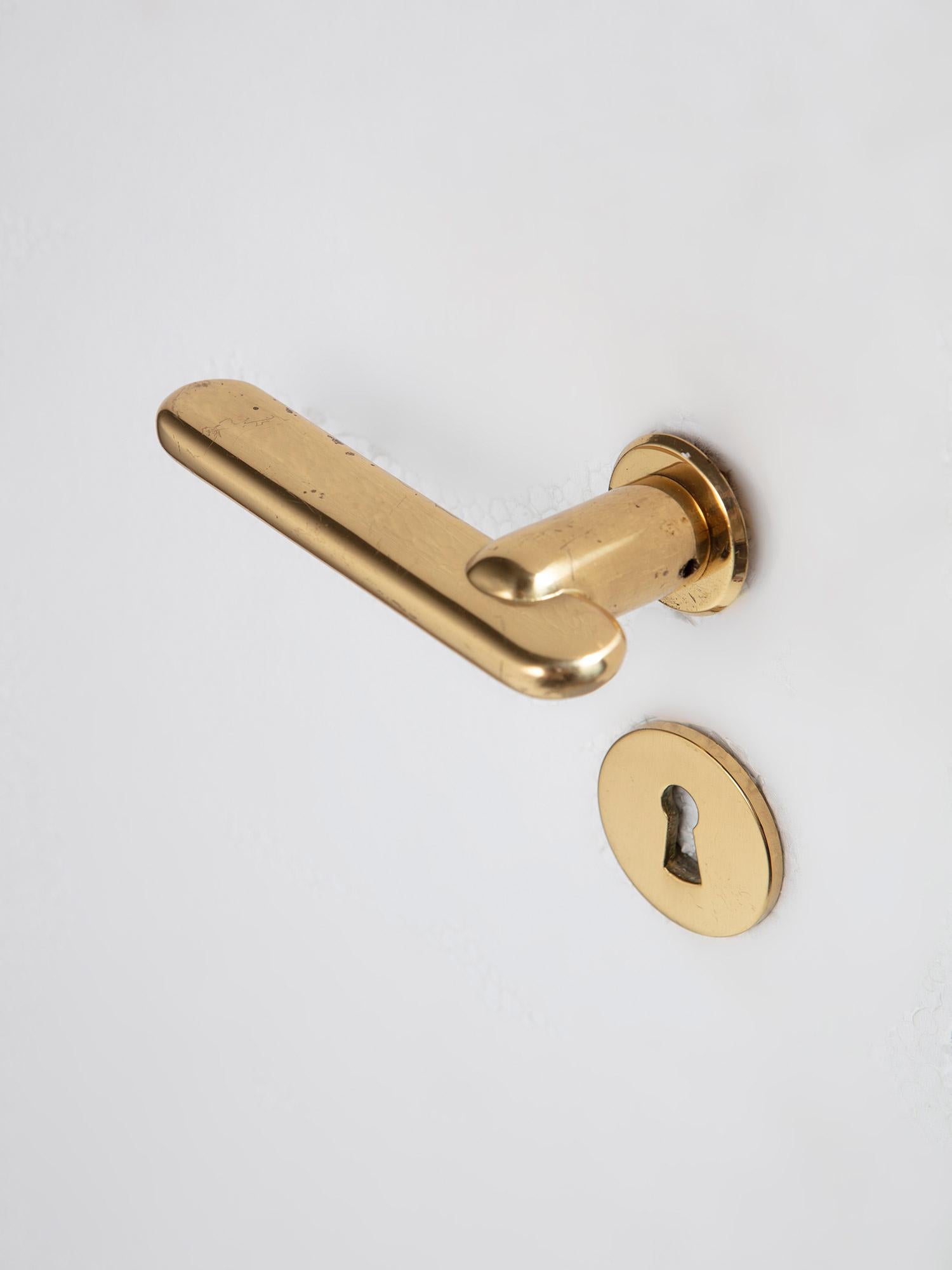 Poignée de porte en laiton 