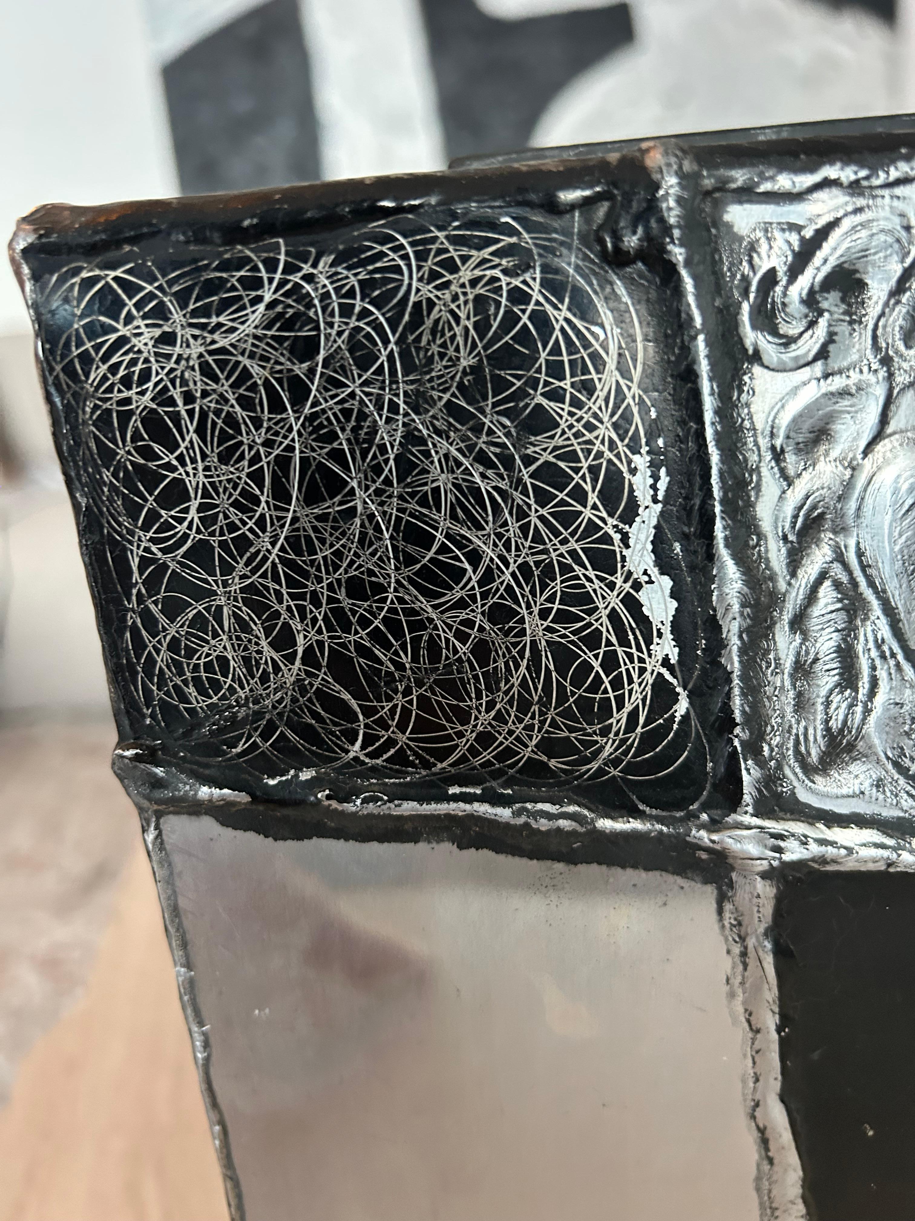 Argente cube side table by Paul Evans For Sale 2