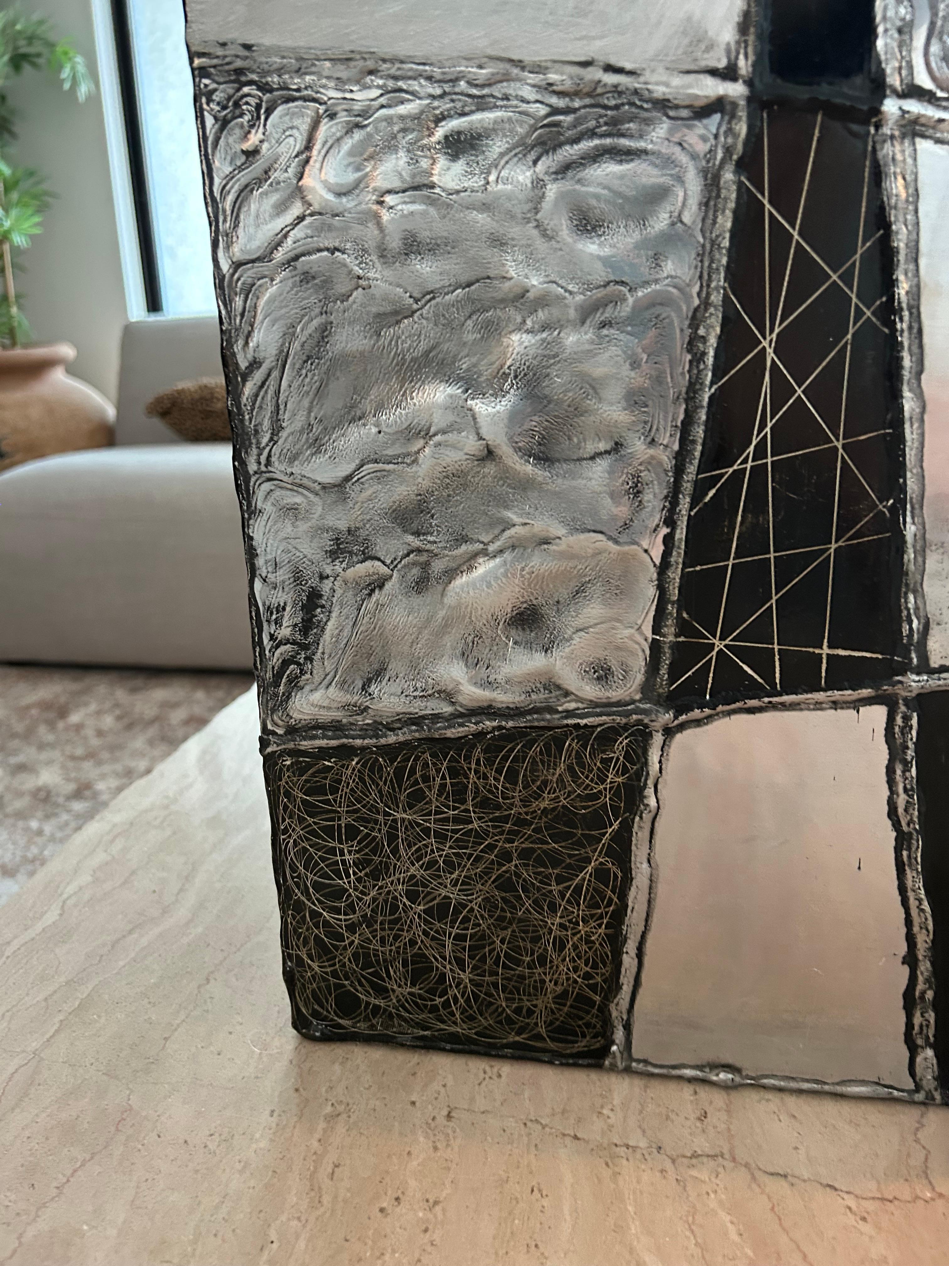 Argente cube side table by Paul Evans For Sale 4