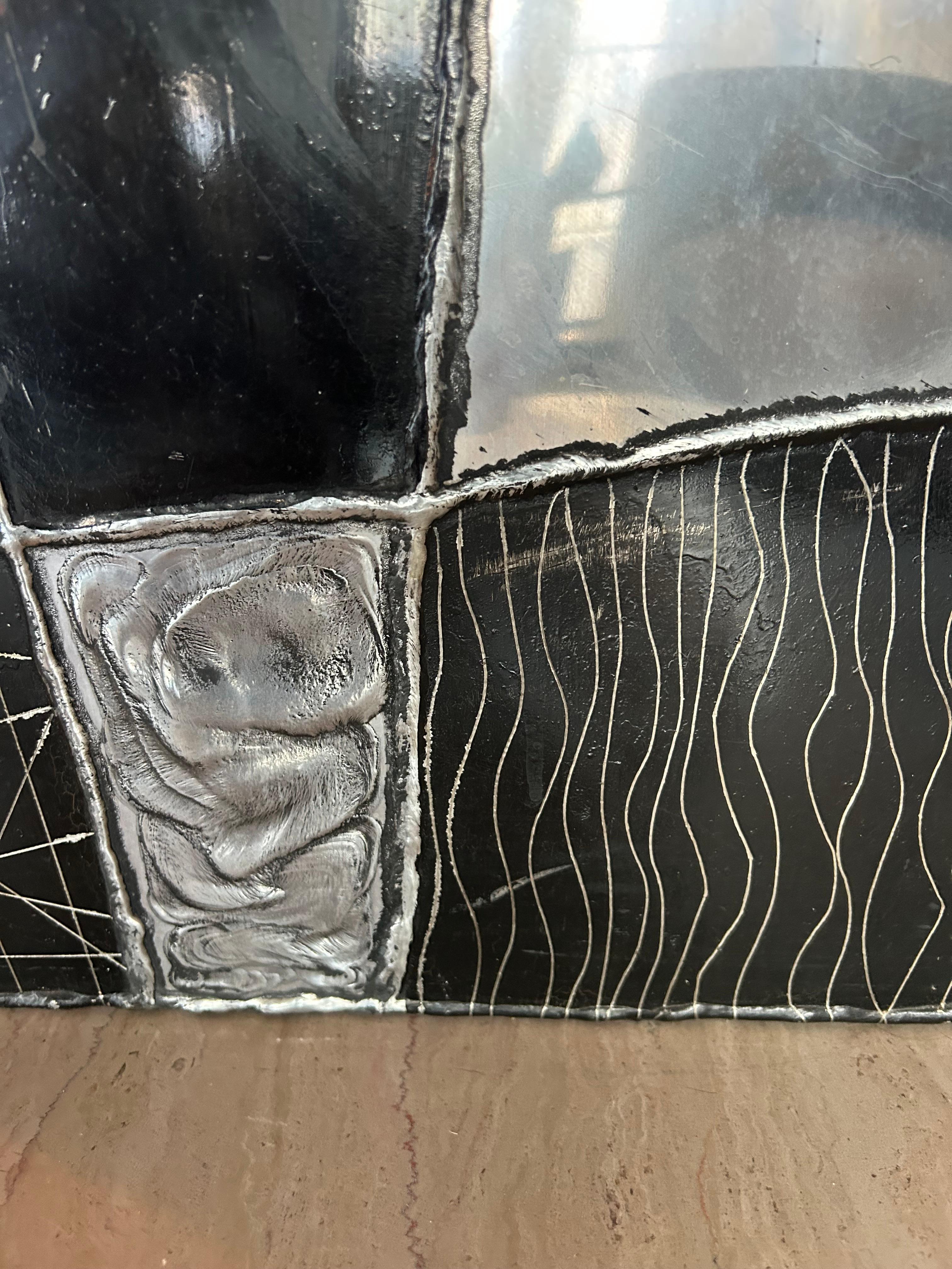 Mid-20th Century Argente cube side table by Paul Evans For Sale