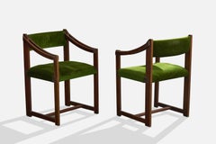 Diseñador argentino, Sillones, Madera, Terciopelo, Argentina, Años 50