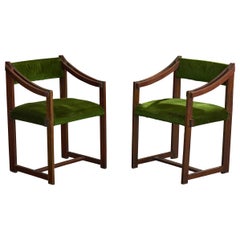 Diseñador argentino, Sillones, Madera, Terciopelo, Argentina, Años 50