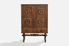 Argentine Designer, Cabinet, Oak, Argentina, 1940s