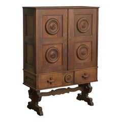 Argentine Designer, Cabinet, Oak, Argentina, 1940s