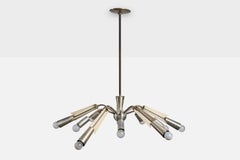 Argentine Designer, Chandelier, Metal, Argentina, 1950s