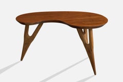 Argentine Designer, Coffee Table, Wood, Argentina, 1950s