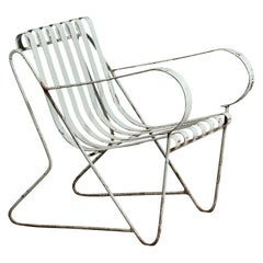 Argentine Designer, Lounge Chair, Metal, Argentina, 1960s