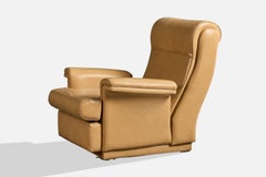 Argentine Designer, Lounge Chair, Vinyl, Argentina, 1970s