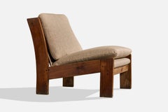 Designer argentino, Sedia da salotto, Wood, Fabrice, Argentina, anni '1960