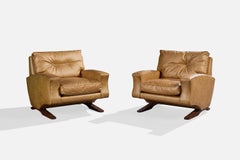 Diseñador argentino, sillones de descanso, vinilo, madera, Argentina, década de los 70